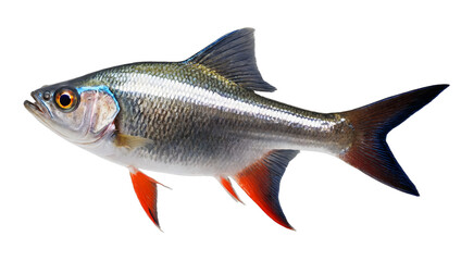 Freshwater Fish Isolated on White Background, png.