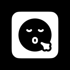 Editable sigh, relief, expression emoticon vector icon. Part of a big icon set family. Part of a big icon set family. Perfect for web and app interfaces, presentations, infographics, etc
