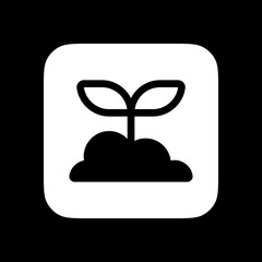 Editable seedling, plant vector icon. Nature, gardening, farming. Part of a big icon set family. Perfect for web and app interfaces, presentations, infographics, etc