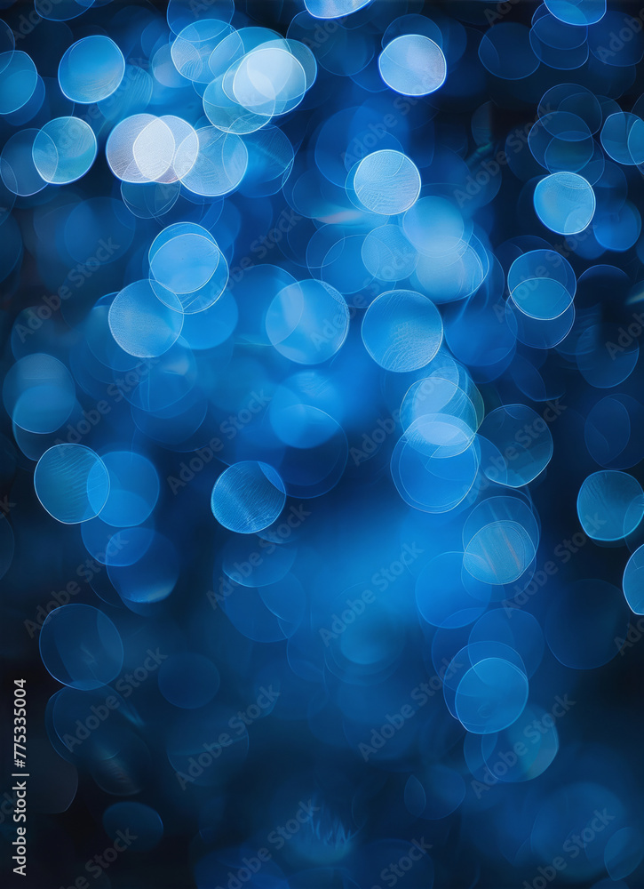 Poster abstract blue bokeh light pattern background - the image showcases a mesmerizing pattern of defocuse