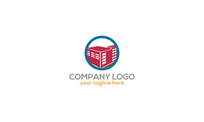 Creative Home Construction Concept Logo