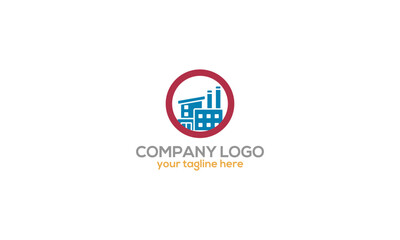 Creative Home Construction Concept Logo