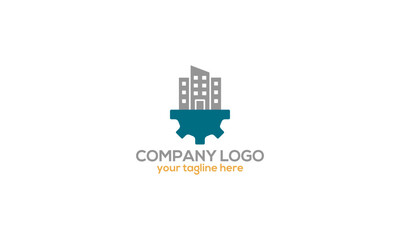 Creative Home Construction Concept Logo