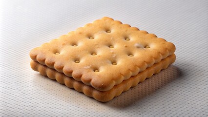 3d biscuits icon on isolated and transparent background