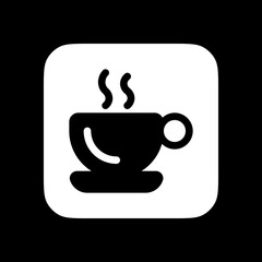 Editable a cup of hot coffee vector icon. Cafe, coffee shop, restaurant, drink, beverages. Part of a big icon set family. Perfect for web and app interfaces, presentations, infographics, etc