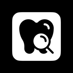 Editable dental checkup vector icon. Dentistry, healthcare, medical. Part of a big icon set family. Perfect for web and app interfaces, presentations, infographics, etc