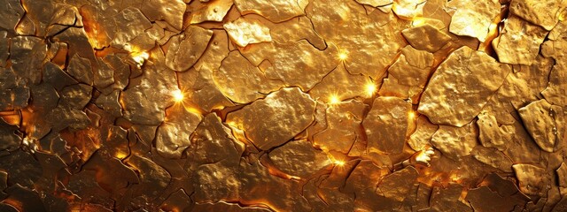 Abstract Gold texture Background with space for text