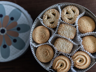 a beautiful box of cookies like in childhood
