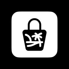 Editable tote bag, handbag vector icon. Part of a big icon set family. Perfect for web and app interfaces, presentations, infographics, etc