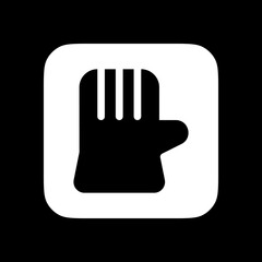 Editable rubber gloves vector icon. Part of a big icon set family. Perfect for web and app interfaces, presentations, infographics, etc
