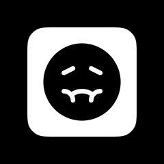 Editable sick, nauseous face vector icon. Part of a big icon set family. Perfect for web and app interfaces, presentations, infographics, etc