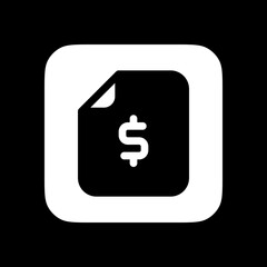 Editable financial document vector icon. Part of a big icon set family. Finance, business, investment, accounting. Perfect for web and app interfaces, presentations, infographics, etc