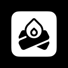 Editable bonfire, campfire vector icon. Part of a big icon set family. Perfect for web and app interfaces, presentations, infographics, etc