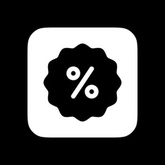 Editable discount badge vector icon. Part of a big icon set family. Perfect for web and app interfaces, presentations, infographics, etc