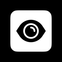 Editable vector show password eye visibility icon. Part of a big icon set family. Perfect for web and app interfaces, presentations, infographics, etc