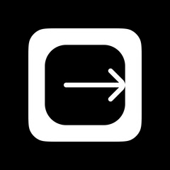 Editable vector logout exit icon. Part of a big icon set family. Perfect for web and app interfaces, presentations, infographics, etc