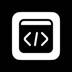 Editable vector web programming icon. Part of a big icon set family. Perfect for web and app interfaces, presentations, infographics, etc