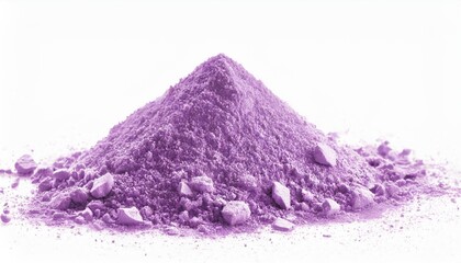 stack isolated abstract coating natural purple dust texture white pastel dry color violet colorful...