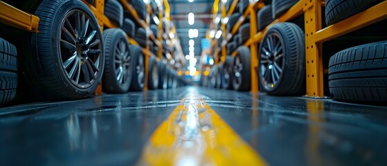 Automotive warehouses supply vital car parts supporting the automotive sector. Concept Automotive Industry, Car Parts, Warehouse Operations, Supply Chain Management, Automotive Sector,