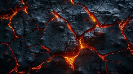 Brutal background with magma