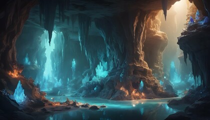 Enigmatic-Hidden-Cave-Filled-With-Glowing-Crystal- 3