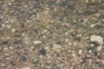 stones in water