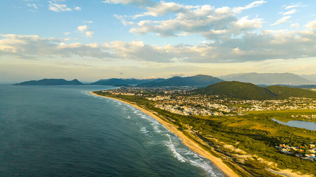 Florian&oacute;polis, Campeche beach during sunrise. Brazil.