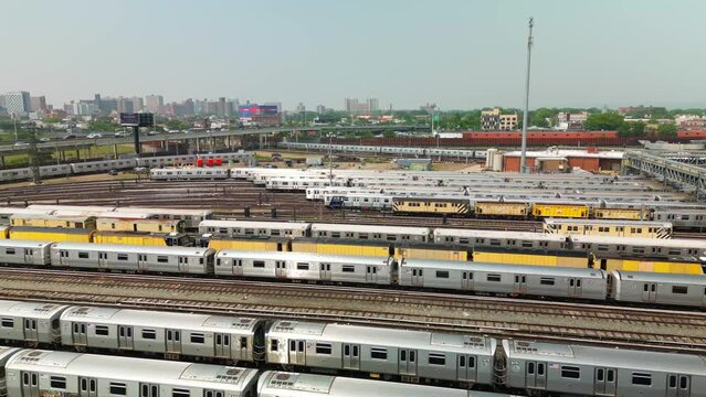 15,293 - Drone Chasing A Subway Train Headed to Coney Island - Pt. 1