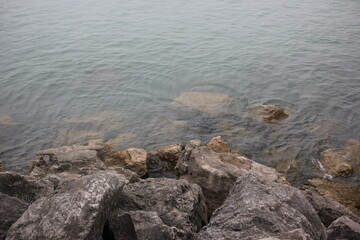 rocks in the water