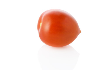 fresh tomato on a white background