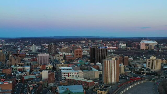 Aerial View of Downtown Syracuse  Skyline - Pt. 2