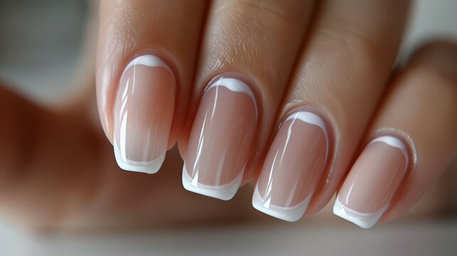 French Shellac Manicure Beauty