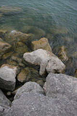 rocks in the water