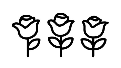 Beautiful Roses Icon Vector Art Discover Stunning Floral Graphics