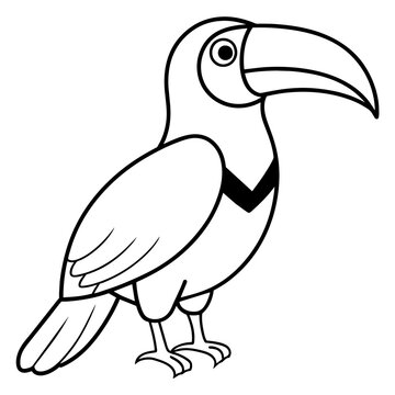 recommend clip art: toucan silhouette vector illustration