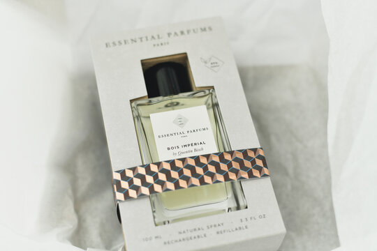 PARIS, FRANCE - JUNE 16, 2023 : Essential Parfums Bois Imperial french perfume