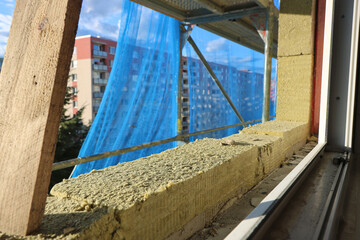 Thermal insulation of a building as part of the revitalization of a panel house