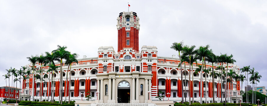 Taipei, Taiwan, Republic of China, 01 24 2024: Republic of China President office 