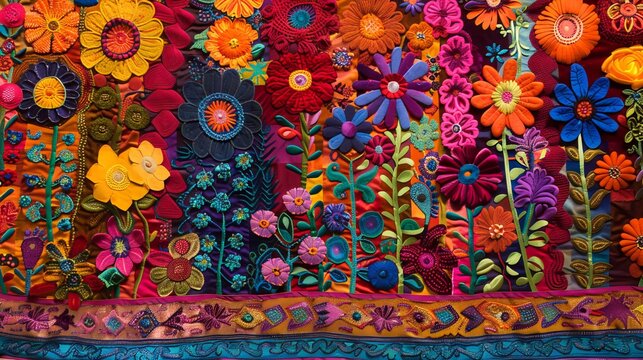 Fiesta of Colors: Mexico's Bold Textile Artistry World