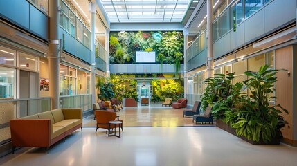 Mental Oasis: Using Therapeutic Design to Transform Mental Health Facilities - obrazy, fototapety, plakaty