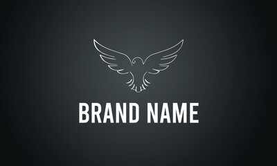 Fototapeta premium Company logo design ideas vector Flat design logo design