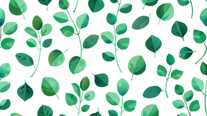 Watercolor Green Floral Seamless Pattern: Refresh Your Design Palette