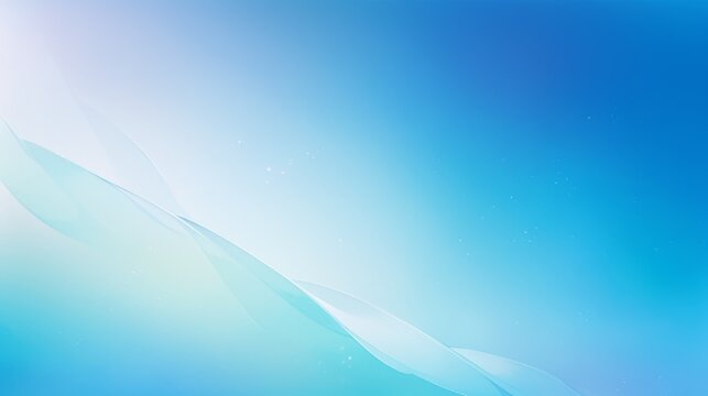 Soft Gradient Abstract Background in Blue and Green Tones