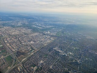 aerial view of toronto
