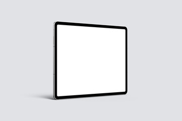 Tablet blank screen mockup