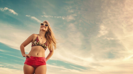 Naklejka premium Summer Confidence
