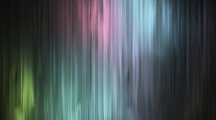 Multicolored vertical light streaks on a dark background. Abstract concept for modern digital wallpaper design. Spectrum of light for vibrant poster and banner backgrounds.
