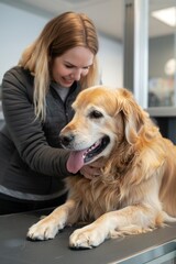dog in veterinary clinics Generative AI