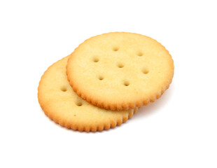 Cracker isolated on white background