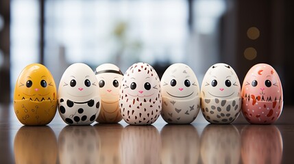 Easter egg-shaped lip balms
